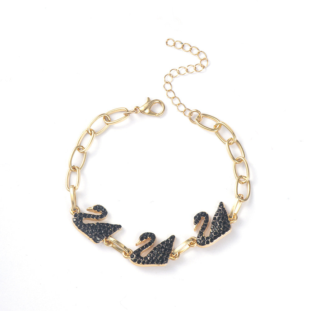 Women's Swan Female Niche High Sense Bracelets