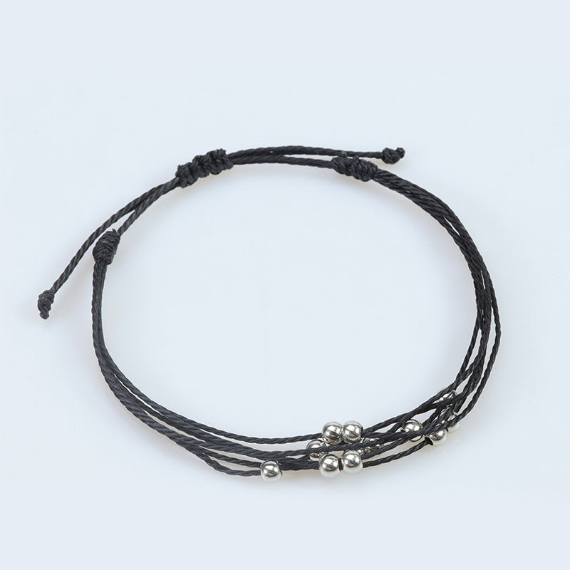 Bohemian Taiwan Wax Line Hand-woven Thread Bracelets