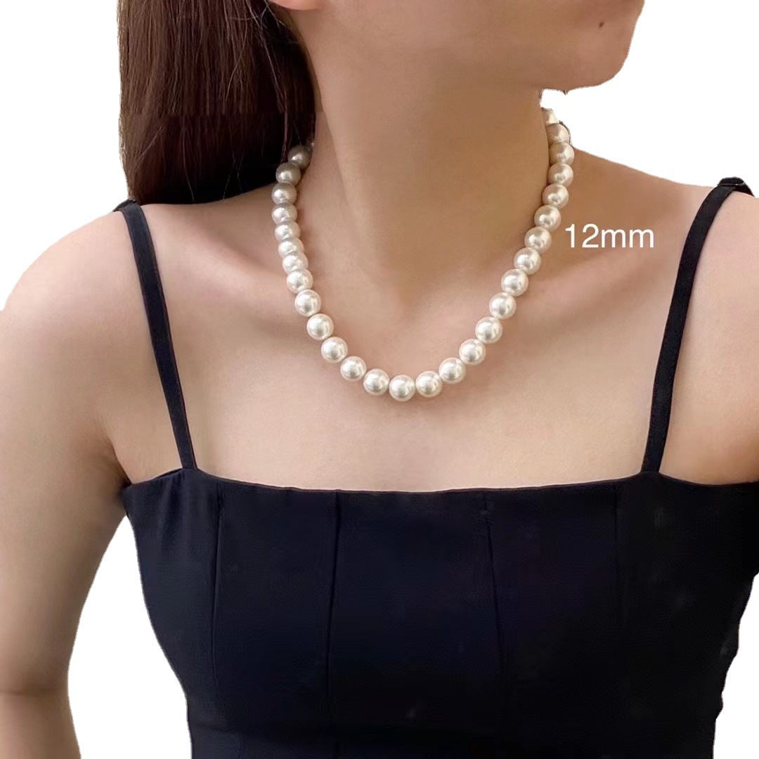 Women's Pearl Retro French Short Temperamental Fashionable Baroque Necklaces