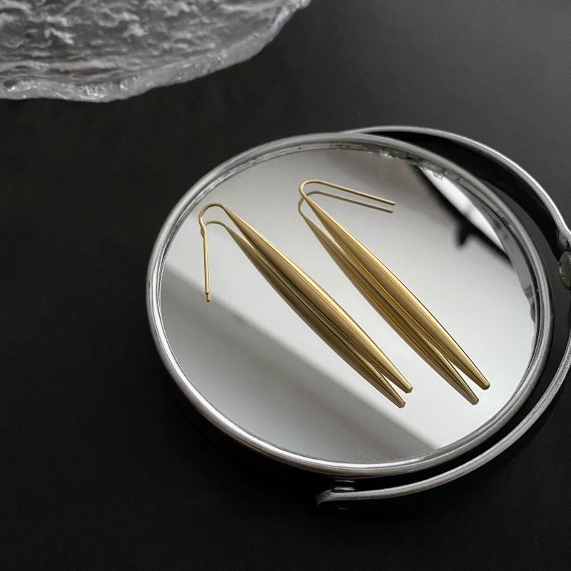 Women's Color Retaining Long Ear Hook Fashionable Rings