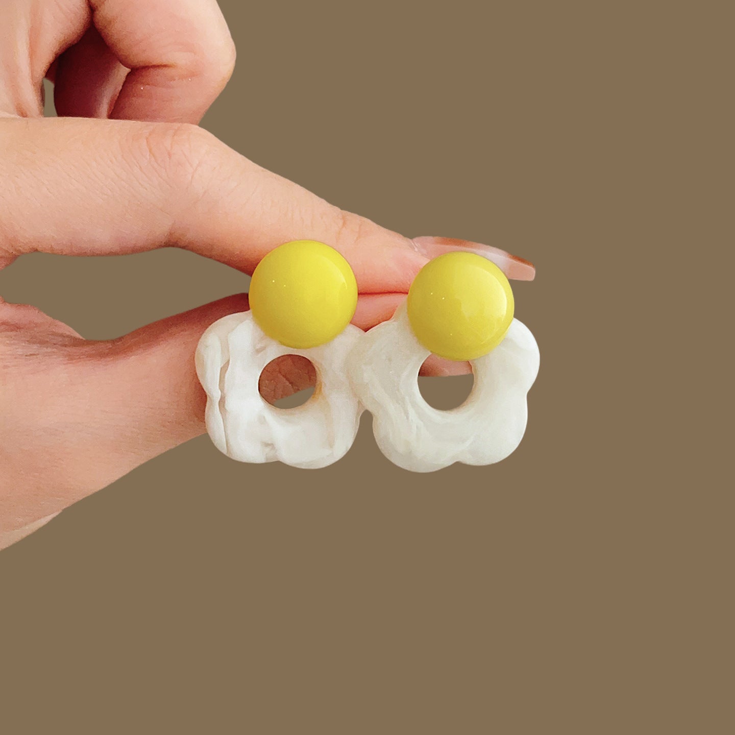 Charming Colored Series Sports Style Female Earrings