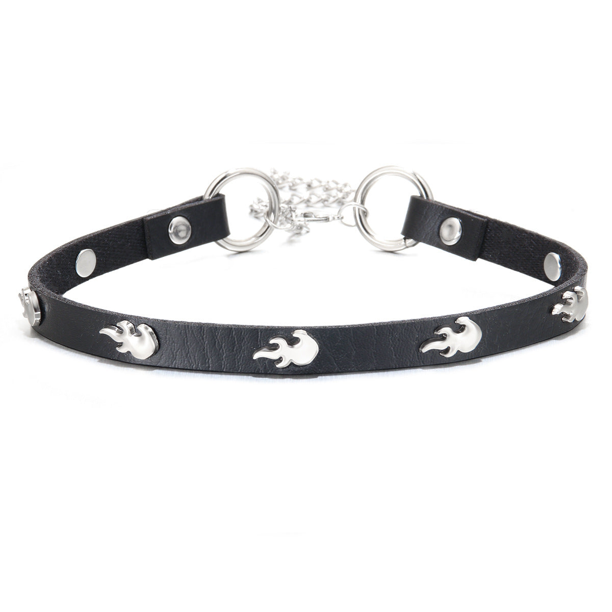 Cross Leather Female Stylish Clavicle Design Sense Temperament Collar