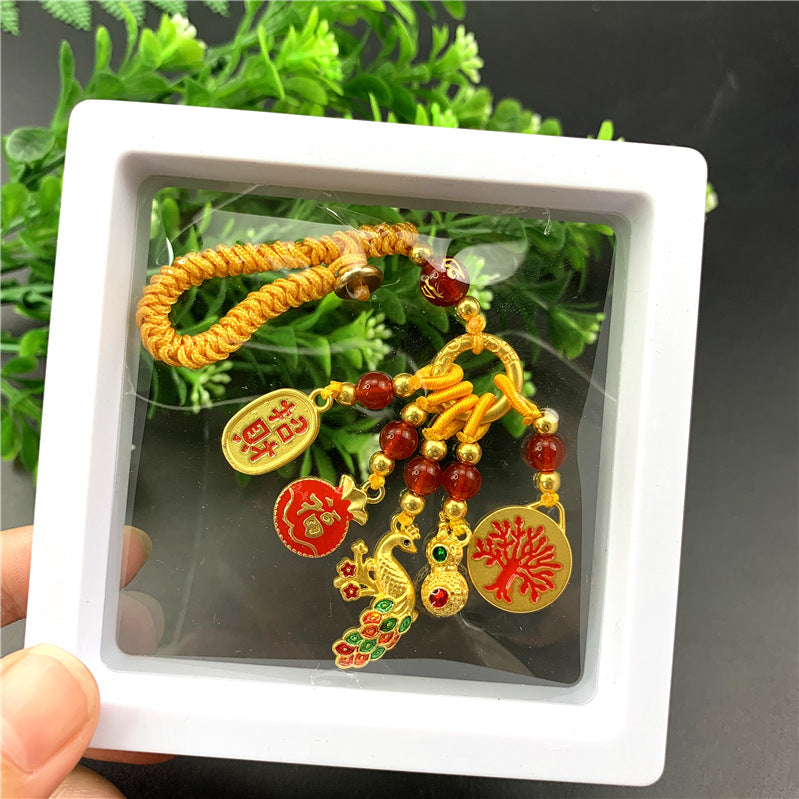 Copper Couple National Fashion Enamel Dripping Oil Hanging Ornaments