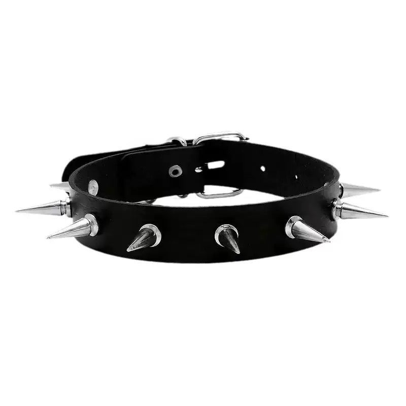 Rivet Punk Nightclub Personality Fashion Ladies Clavicle Collar