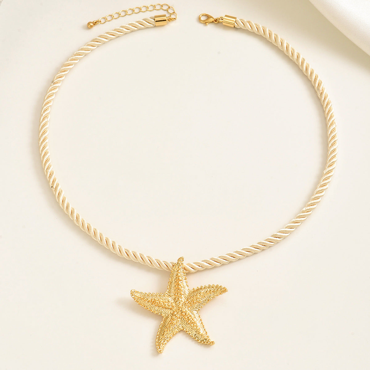 Ocean Simple Vacation Zinc Alloy Starfish Necklace
