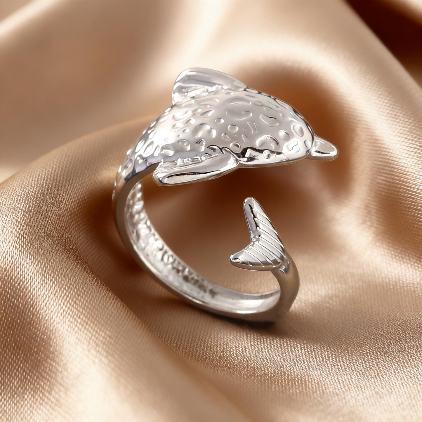 Steel Open-end Niche High-grade Fashion Trend Affordable Luxury Style Ring
