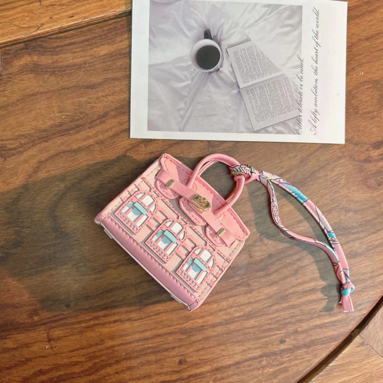 Mini Bag Window Small House Charm Hanging Ornaments