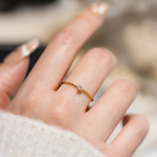 Order Super Shiny Starry Sky Thin Rings