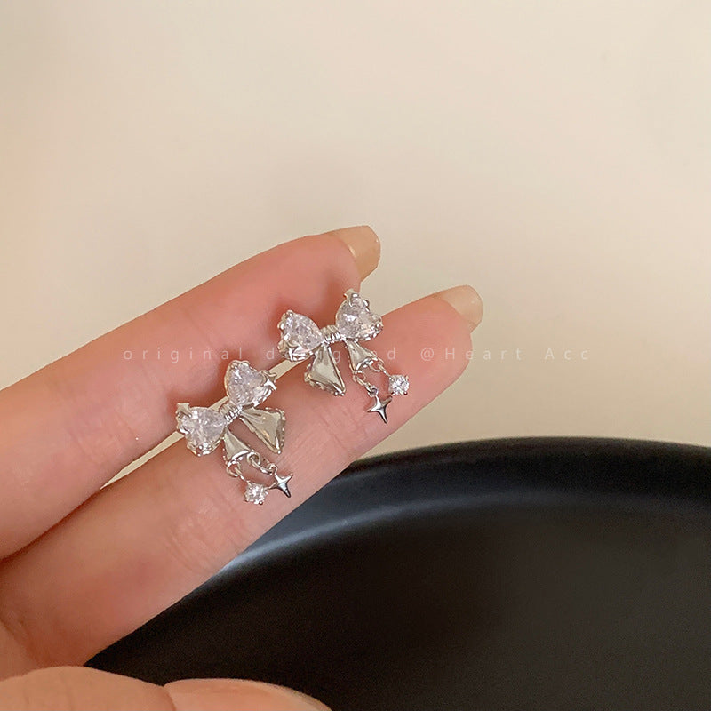 Women's Super Beautiful Bow High-grade Trendy Niche Rings