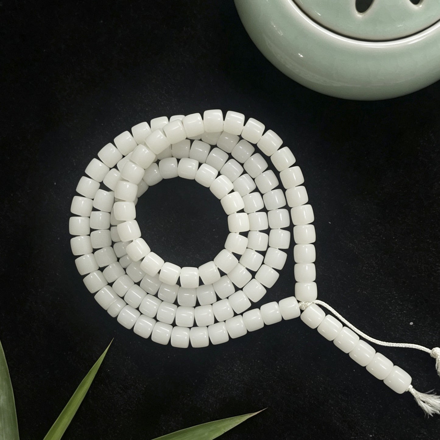 Pcs Apple Round Barrel Beads Straight Cut Seed Crafts Buddha Bracelet