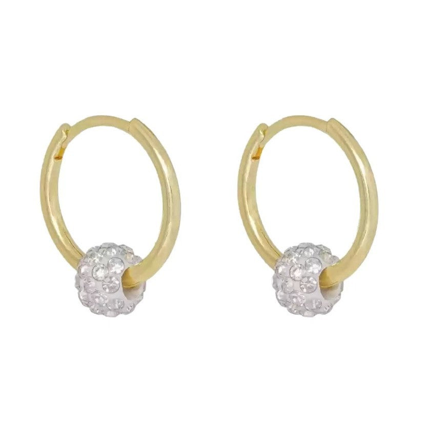 Diamond Female Simple Light Luxury High Sense Niche Ear Clip Earrings