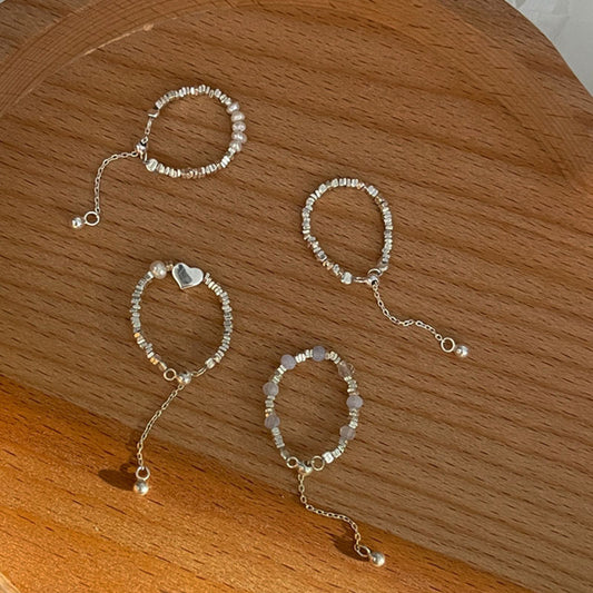 Pieces Of Sier Female Korean Niche Rings