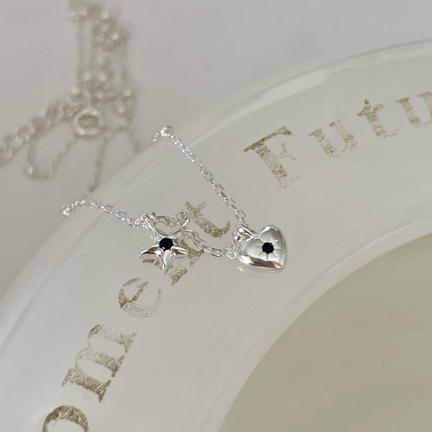 Style Sterling Sier Stars Heart Rooms Necklaces