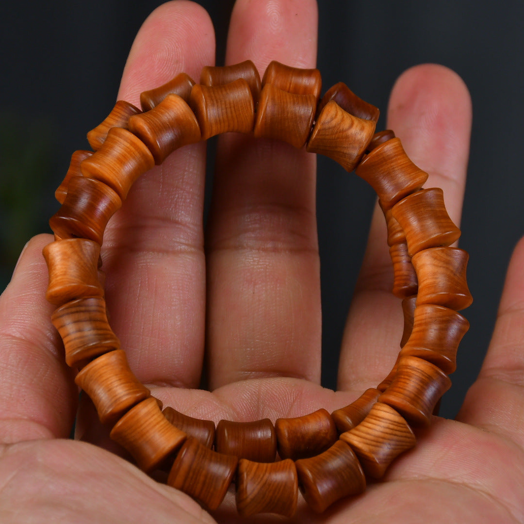 Women's & Men's Arborvitae Black Oil High-density Mature Material Bracelet