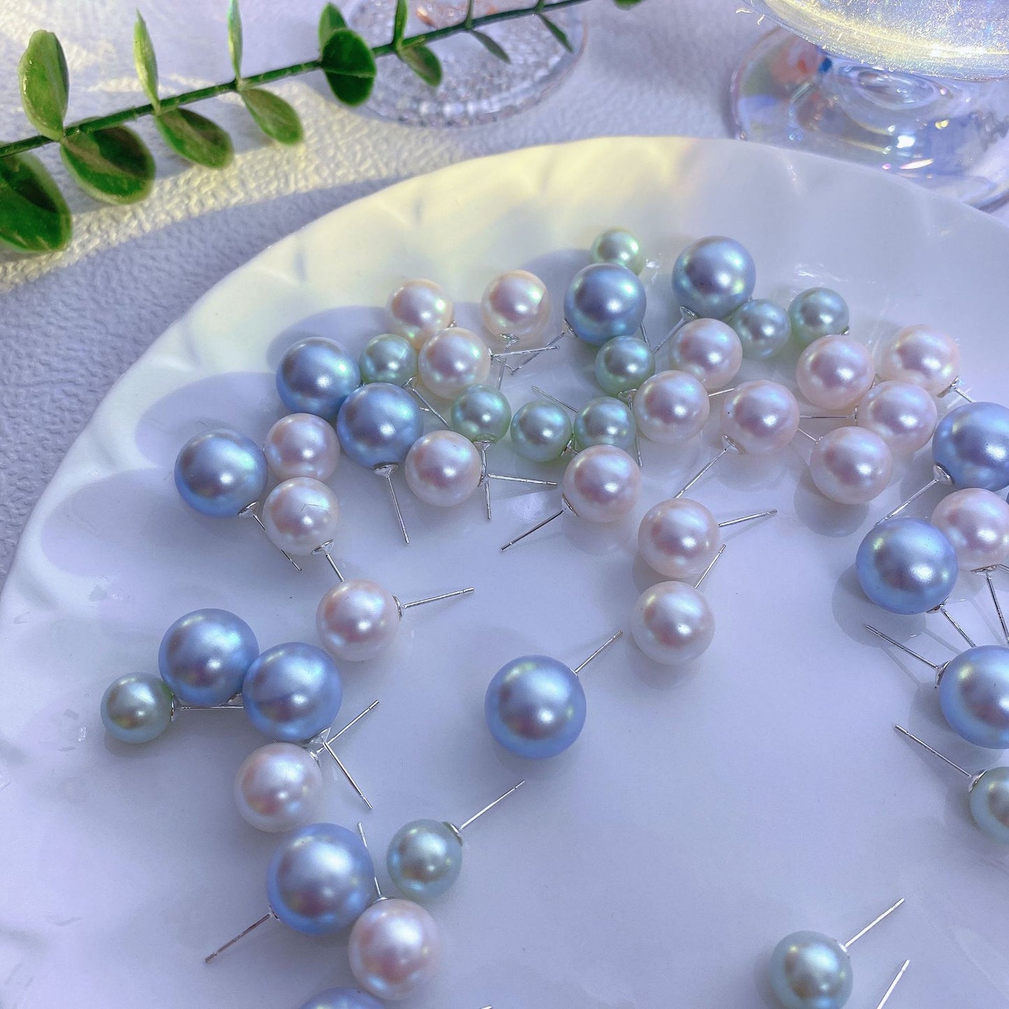 Pearl Ear Refined Grace Sweet Everyday Earrings