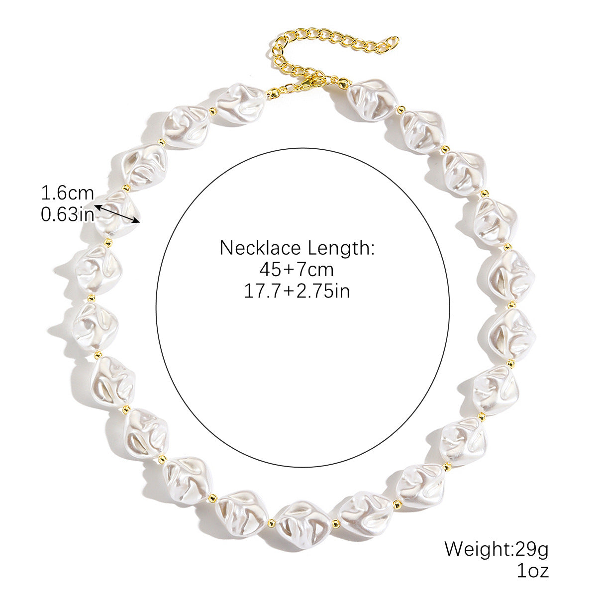 Women's Baroque Pearl Affordable Luxury Fashion High Necklace