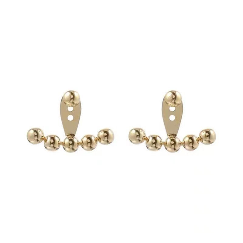 Women's Trendy Metal Retro Style Hepburn Graceful Earrings
