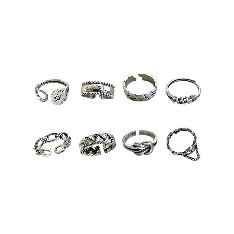 Women's Retro Combined Fashion Personality Index Finger Rings