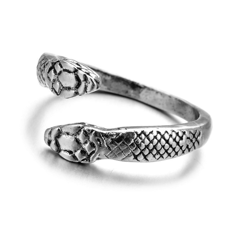 Women's & Men's Vintage Animal Spirit Snake Punk Exaggerated Personality Winding Rings