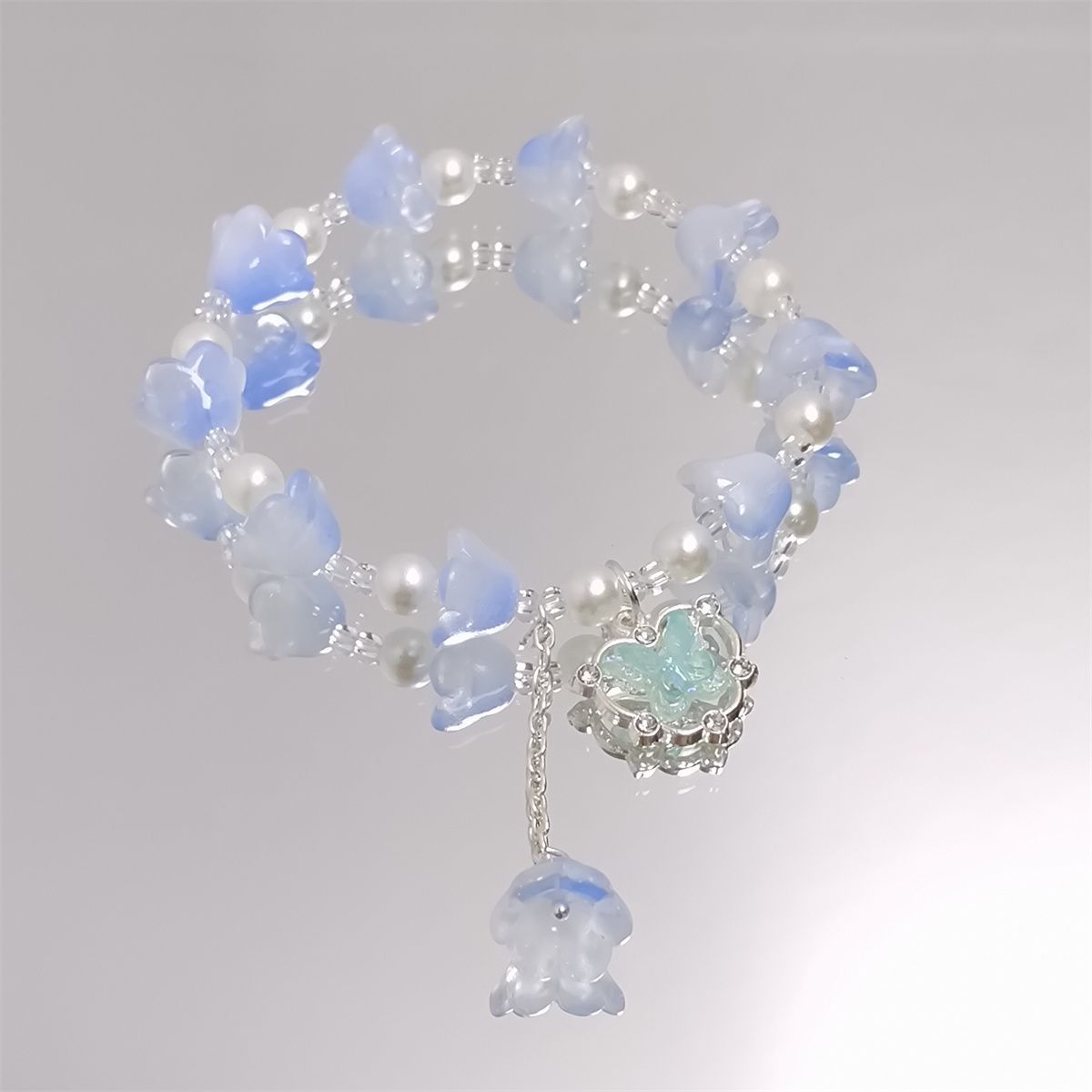 Fairy Mori Style Colorful Lily Female Sweet Bracelets