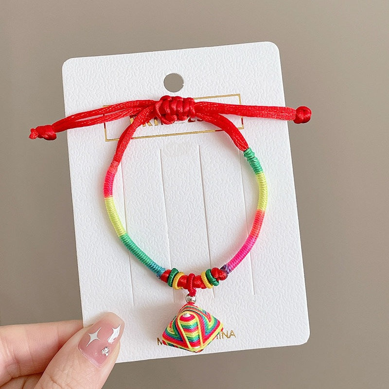 Children's Dragon Boat Festival Colorful Rope Chic Carrying Strap Batch Bracelet