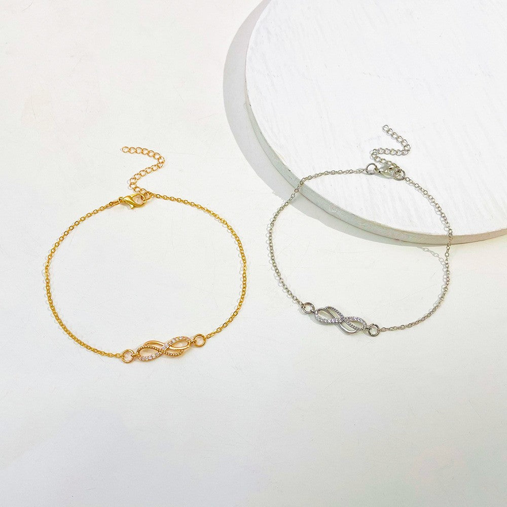 Women's Infinite Symbol Buckle Exquisite Personality Anklets