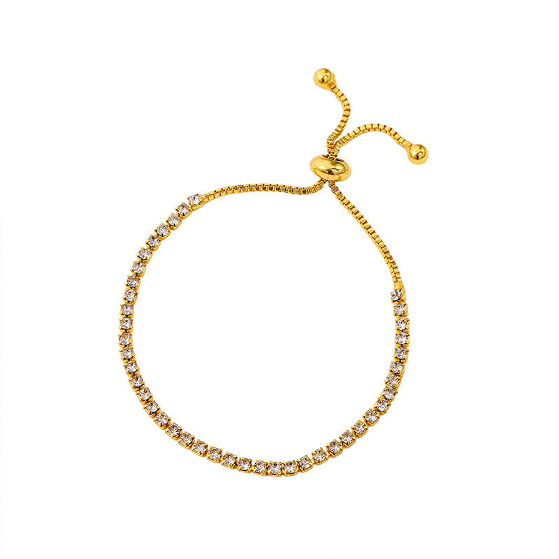 High-grade Affordable Luxury Fashion Alloy Crystal Bracelet