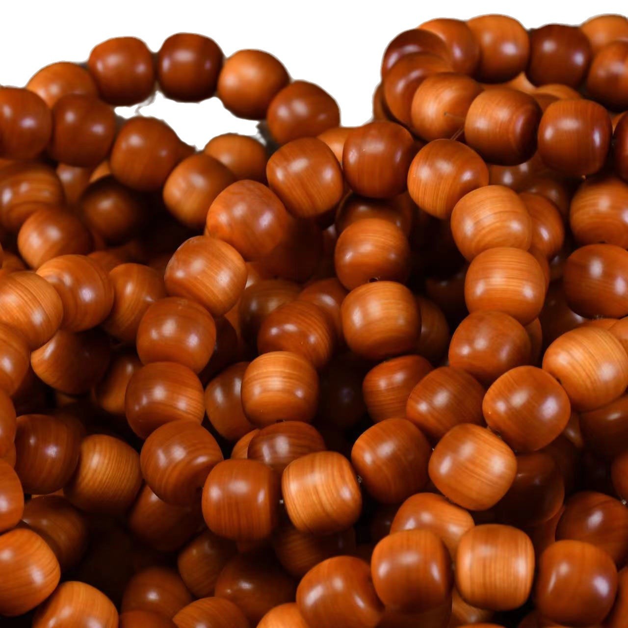 Thuja Round Beads Handmade Wooden Cultural Artifact Bracelet