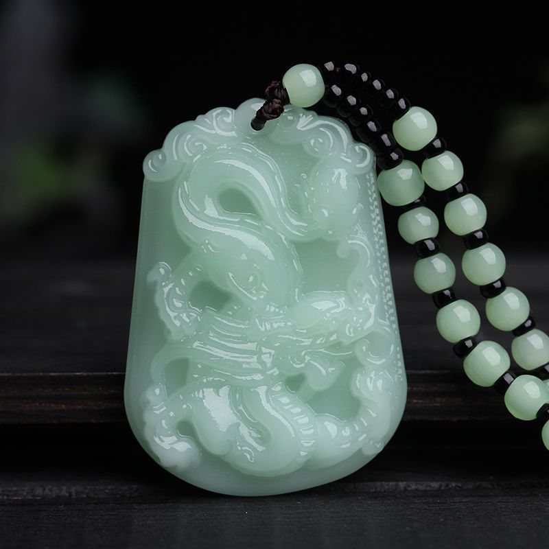 Jade Bamboo Graceful Fashionable Personalized Clothing Necklaces