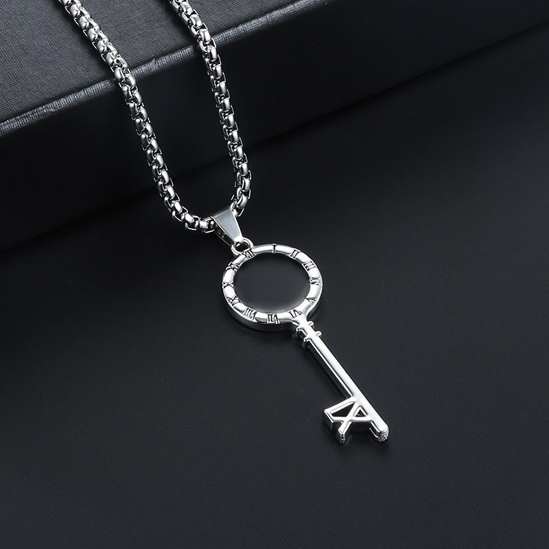 Women's & Men's Korean Style Titanium Steel Hip Hop Necklaces