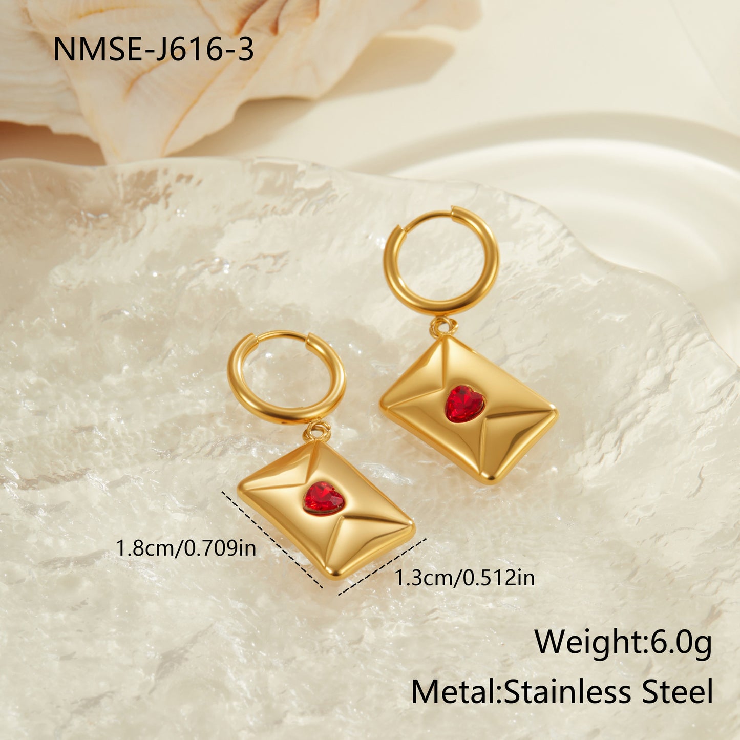 Stainless Steel Fun Gold-plated Titanium Niche Design Jewelry Set