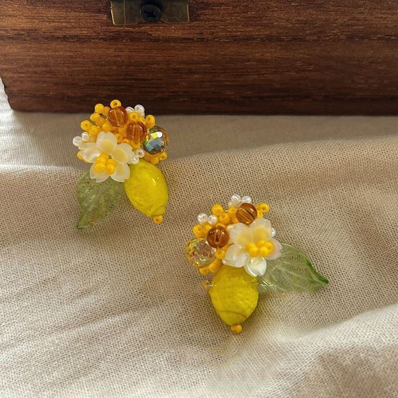 Women's Lemon Flower For Design High-grade Clavicle Chain Necklaces