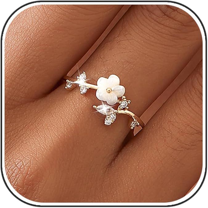Rhinestone Simple Female Niche Design Switchable Index Finger Light Luxury Ring