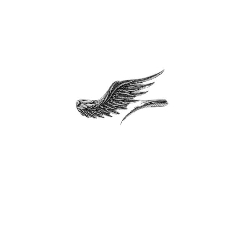Women's & Men's Trendy Couple Feather Simple Gift Sterling Ring