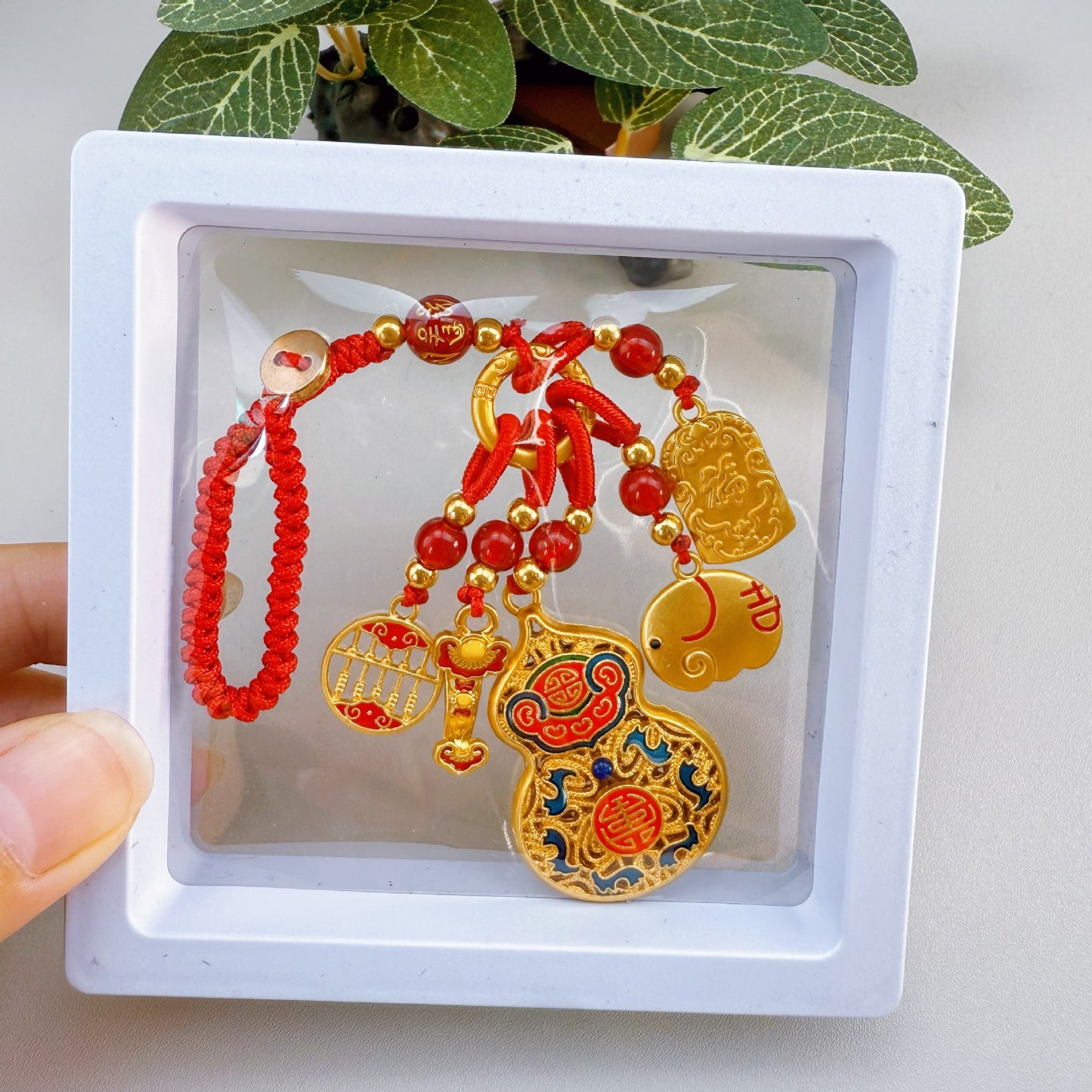 Copper Couple National Fashion Enamel Dripping Oil Hanging Ornaments