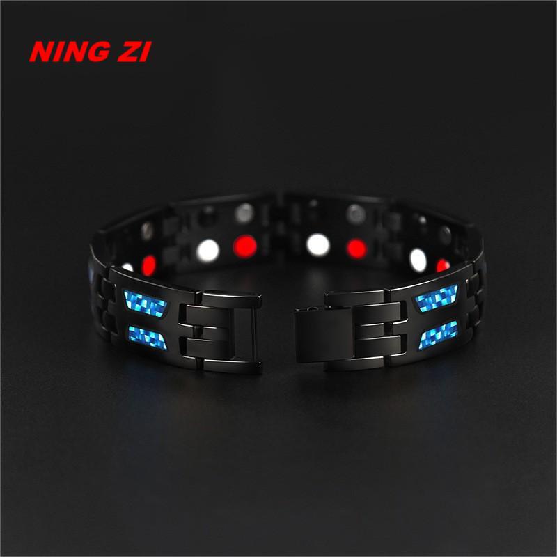 Men's Pretty Stylish Magnet Carbon Fiber Bracelets