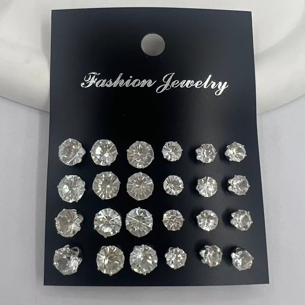 Innovative Simple Elegant Zircon Rhinestones Rhinestone Earrings