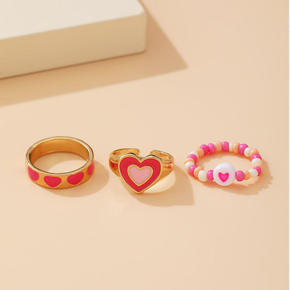 Women's Creative Simple Resin Alloy Tail Color Ring