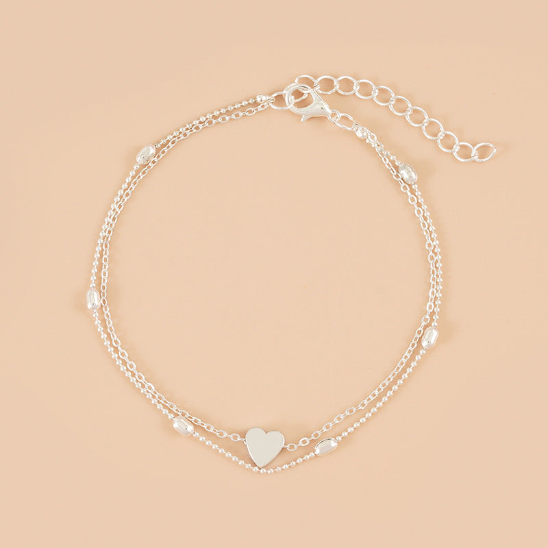 Love Personality Simplicity Beach Female Foot Anklets