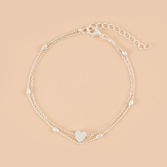 Love Personality Simplicity Beach Female Foot Anklets