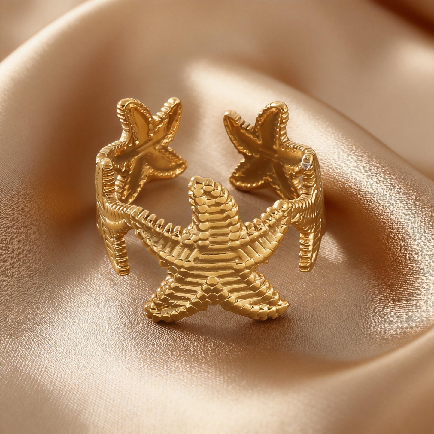 Steel Open-end Niche High-grade Fashion Trend Affordable Luxury Style Ring