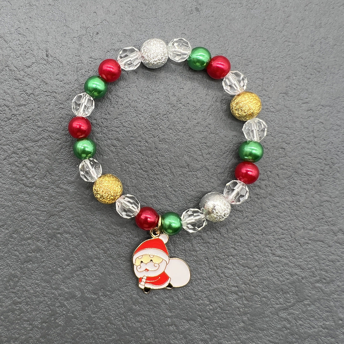 Hot Christmas Holiday Santa Claus Snowflake Bell Elk Bracelets