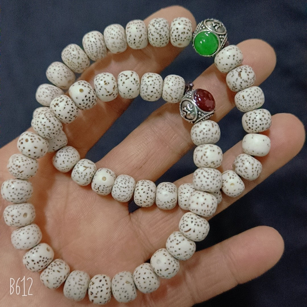 Gradient Round Beads Pliable Temperament Imitation White Plate Bracelet