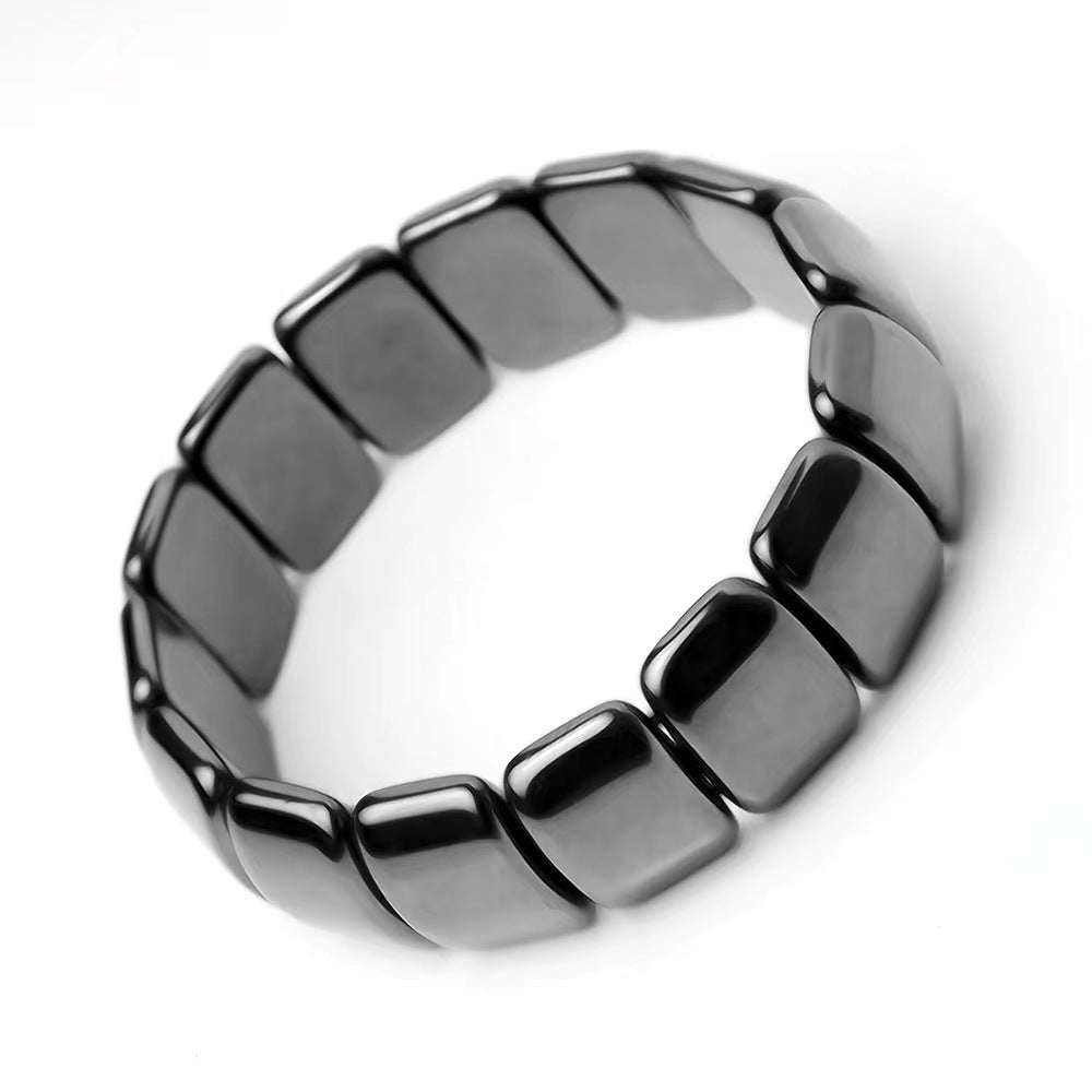 Haematite Fashion Personality Dark Temperament Hip Hop Bracelets