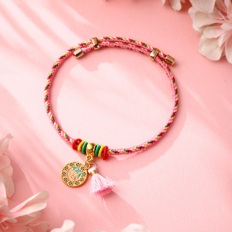 Children's Hundred Dragon Boat Festival Colorful Braided Rope Batches Of Goods Bracelets