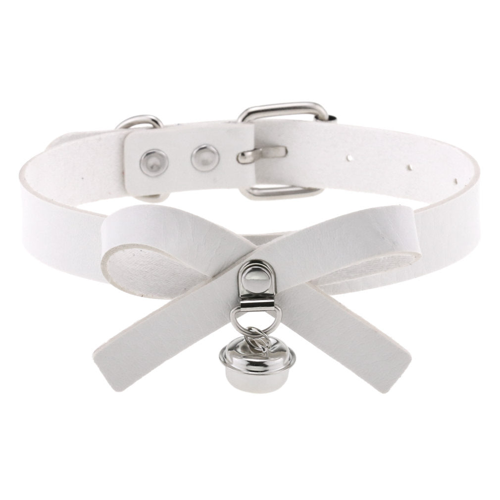 Punk Soft Graceful Bow Neckband Sexy Clang Collar