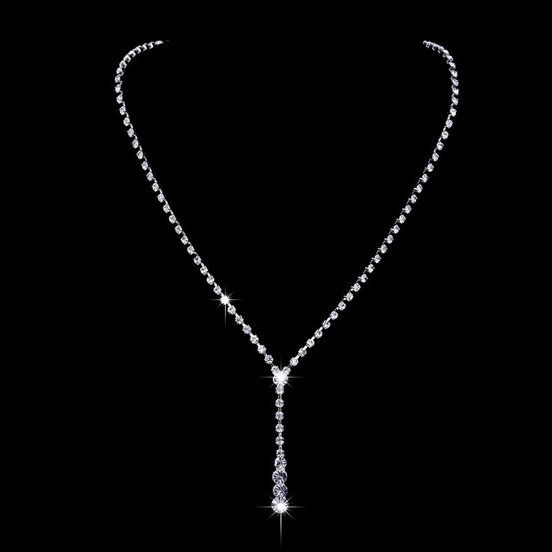 Direct Wholesale Fashion Wedding Bridal Gown Graphy Jewelry Set