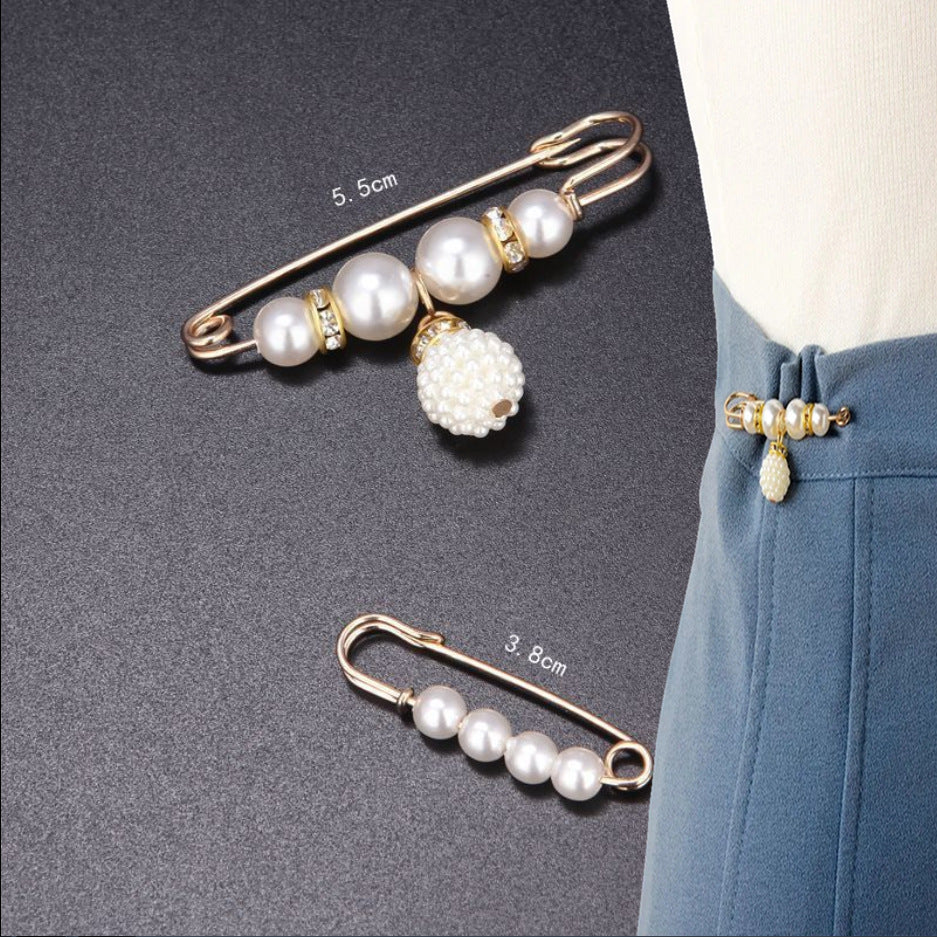 Fixed Clothes Clip Slimming Artifact Brooch Brooches