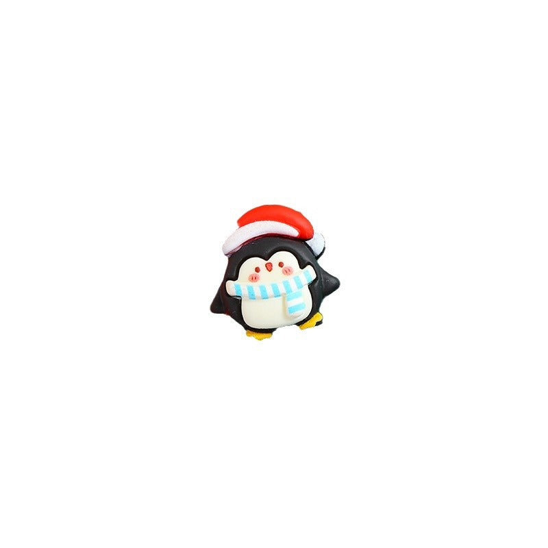 Cartoon Christmas Series Resin Cream Glue Jewelry Accessories