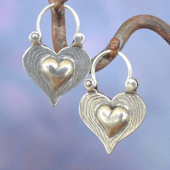 Curved Metal Ear Retro Hollow Curly Ancient Earrings